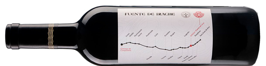 Botella fuente del vino Irache